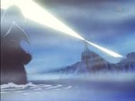 Dragonite approaches the Lighthouse (Image via The Pokemon Company)